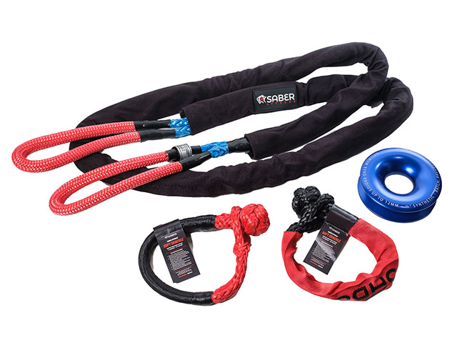 Saber OffRoad Light Weight Winch Recovery Kit (Each) - SBR-WRK1